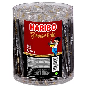 HARIBO Bonner Gold Lakritz 150 Stück