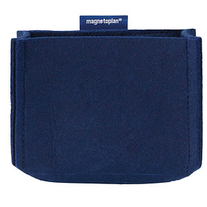 magnetoplan Stiftehalter magnetoTray medium blau Filz 13,0 x 6,0 x 10,0 cm