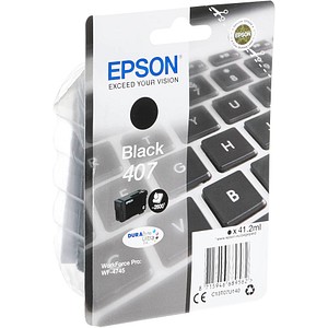 EPSON 407 / T07U1 schwarz Tintenpatrone EPSON 407 / T07U1 schwarz Tintenpatrone