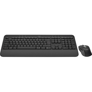 büroplus MK650 Signature Combo Business grafit Tastatur-Maus-Set kabellos ++ Logitech for