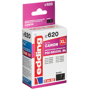 edding EDD-620 schwarz Tintenpatrone ersetzt Canon PGI-580XXL BK edding EDD-620 schwarz Tintenpatrone ersetzt Canon PGI-580XXL BK