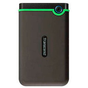 Transcend StoreJet 25M3 2 TB externe HDD-Festplatte grau, schwarz