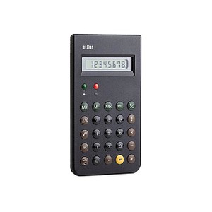 BRAUN BNE 001 BK Taschenrechner schwarz