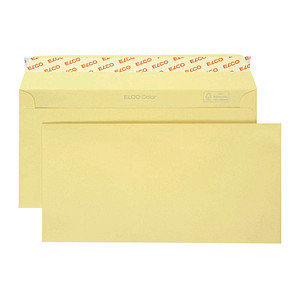 ELCO Briefumschläge Color DIN lang ohne Fenster hellchamois haftklebend 250 St.