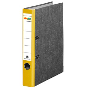 büroplus Ordner gelb marmoriert Karton 5,0 cm DIN A4, 1 St.