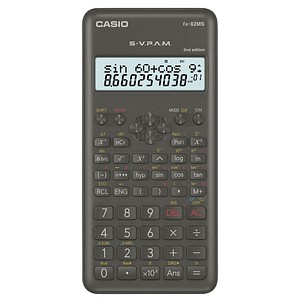 CASIO FX-82MS-2 Wissenschaftlicher Taschenrechner schwarz