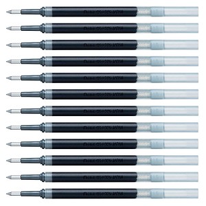 Pentel EnerGel Gelschreiberminen schwarz 0,25 mm 12 St.