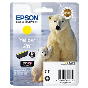 EPSON 26 / T2614 gelb Tintenpatrone EPSON 26 / T2614 gelb Tintenpatrone