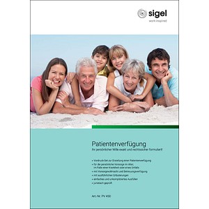 SIGEL Patientenverfügung Formulare PV450