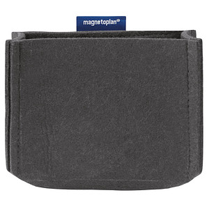 magnetoplan Stiftehalter magnetoTray medium grau Filz 13,0 x 6,0 x 10,0 cm