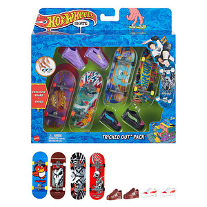 Mattel GAMES Fingerboard Skate & Schuhe 4er mehrfarbig