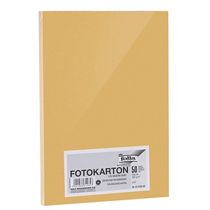 folia Fotokarton gold DIN A4 300 g/qm folia Fotokarton gold DIN A4 300 g/qm