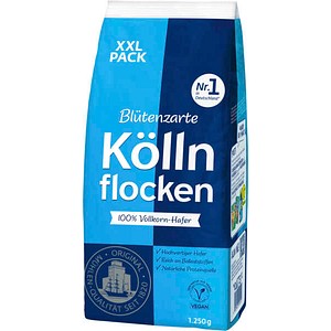 Kölln Flocken Blütenzarte Haferflocken 1,25 kg, 1 St.