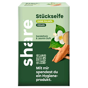 share Sandelholz & Jasmin Duft Feste Seife 100 g, 1 St.