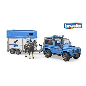 bruder Land Rover Defender Polizeifahrzeug 2588 Spielzeugauto