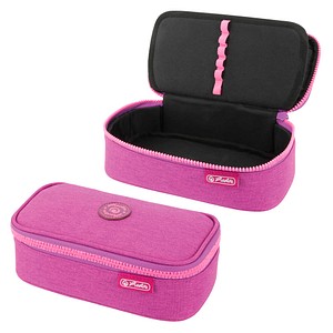 herlitz Schlampermäppchen beatBox ABC pink/purple, 22,5 x 12,0 cm