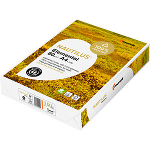 NAUTILUS® Recyclingpapier Elemental DIN A4 80 g/qm 500 Blatt NAUTILUS® Recyclingpapier Elemental DIN A4 80 g/qm 500 Blatt