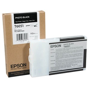 EPSON T6051 Foto schwarz Tintenpatrone EPSON T6051 Foto schwarz Tintenpatrone