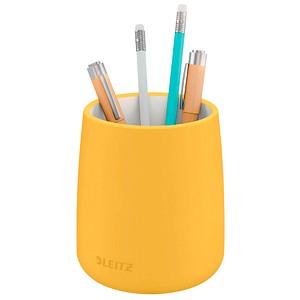 LEITZ Stiftehalter Cosy gelb Keramik 8,7 x 8,7 x 10,8 cm