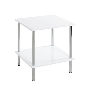 HAKU Möbel Beistelltisch weiß 39,0 x 39,0 x 45,0 cm
