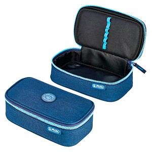 herlitz Schlampermäppchen beatBox ABC blau/türkis, 22,5 x 12,0 cm