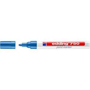 edding 750 Lackmarker blau 2,0 - 4,0 mm, 1 St.