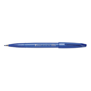 Pentel SES15C-C Brush-Pen blau, 1 St.