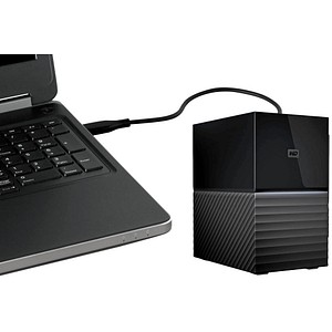 Western Digital My Book Duo 16 TB externe HDD-Festplatte schwarz
