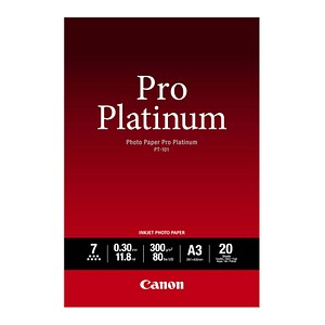 Canon Fotopapier PT-101 DIN A3 glänzend 300 g/qm 20 Blatt