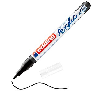 edding 5500 Acrylstift schwarz 0,7 - 1,0 mm, 1 St.