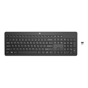 HP 230 Tastatur kabellos schwarz