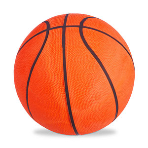 relaxdays Basketball Größe 7 orange, schwarz, Ø 24,5 cm, 1 St.