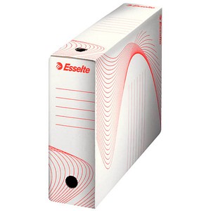 Esselte Archivboxen weiß 10,0 x 25,0 x 35,2 cm, 25 St.