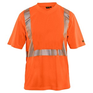 BLAKLÄDER® unisex Warnschutz Shirt 3386 orange Größe XL