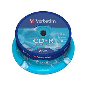 25 Verbatim CD-R 700 MB