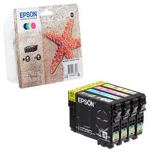 4 EPSON 603 schwarz, cyan, magenta, gelb Tintenpatronen 4 EPSON 603 schwarz, cyan, magenta, gelb Tintenpatronen