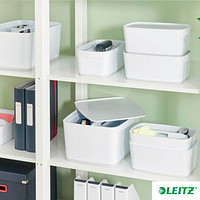 LEITZ MyBox Aufbewahrungsbox 18,0 l perlweiß/grau 38,5 x 31,8 x 19,8 cm ++  büroplus