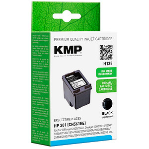 KMP H135 schwarz Tintenpatrone ersetzt HP 301 (CH561EE) KMP H135 schwarz Tintenpatrone ersetzt HP 301 (CH561EE)