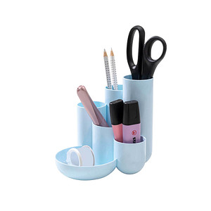 HAN Schreibtisch-Organizer CAMPUS pastellblau Polystyrol 6 Fächer 13,1 x 15,4 x 13,7 cm