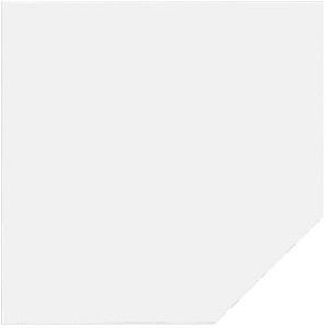 HAMMERBACHER Verbindungsplatte höhenverstellbar Gradeo weiß, silber Trapezform 120,0 x 80,0 x 65,5 - 82,5 cm