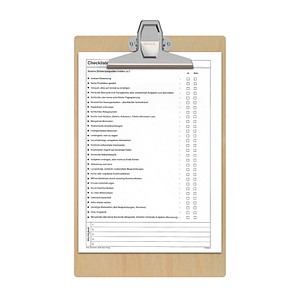MAUL Klemmbrett MAULtilia 2394570 DIN A4 braun Holzhartfaser, 1 St.