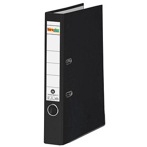 büroplus Ordner schwarz Karton 5,0 cm DIN A4, 1 St.