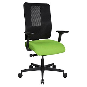 Topstar Bürostuhl Sitness Open X (N) Deluxe, OX300TW2 T350 Stoff grün, Gestell schwarz