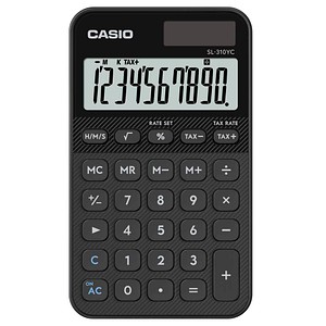 CASIO SL-310YC-BK Taschenrechner schwarz