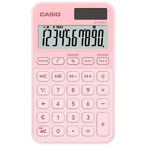 CASIO SL-310YC-LP Taschenrechner hellrosa