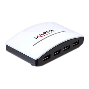 DeLOCK USB-Hub 4-fach weiß