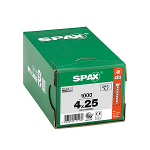 SPAX® Universalschrauben T20 Senkkopf WIROX 25mm  x 4 mm, 1000 St.