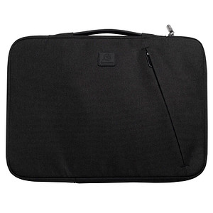 Exacompta Laptophülle Business Kunstfaser schwarz bis 35,6 cm (14 Zoll)