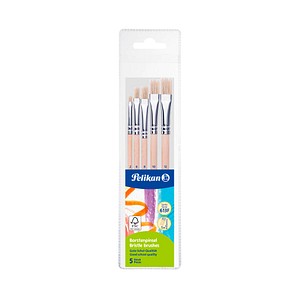 Pelikan 613F Pinsel-Set Größe 2, 6, 8, 10, 12, 5-teilig