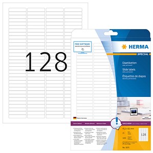 HERMA Dia-Etiketten 5071 weiß, 25 Blatt